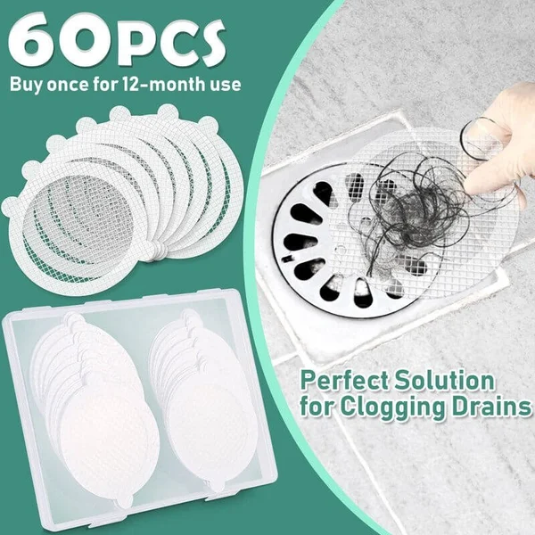🔥10 PCS Disposable Shower Drain Hair Catcher - Image 2