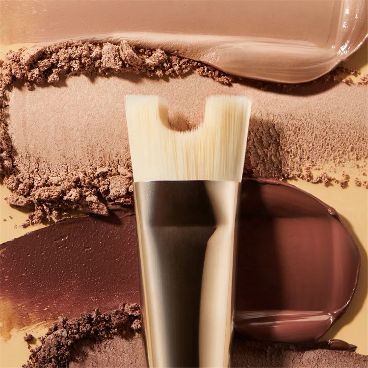 2-in-1 Makeup U-Shaped Brush for Nose Contouring - Image 4