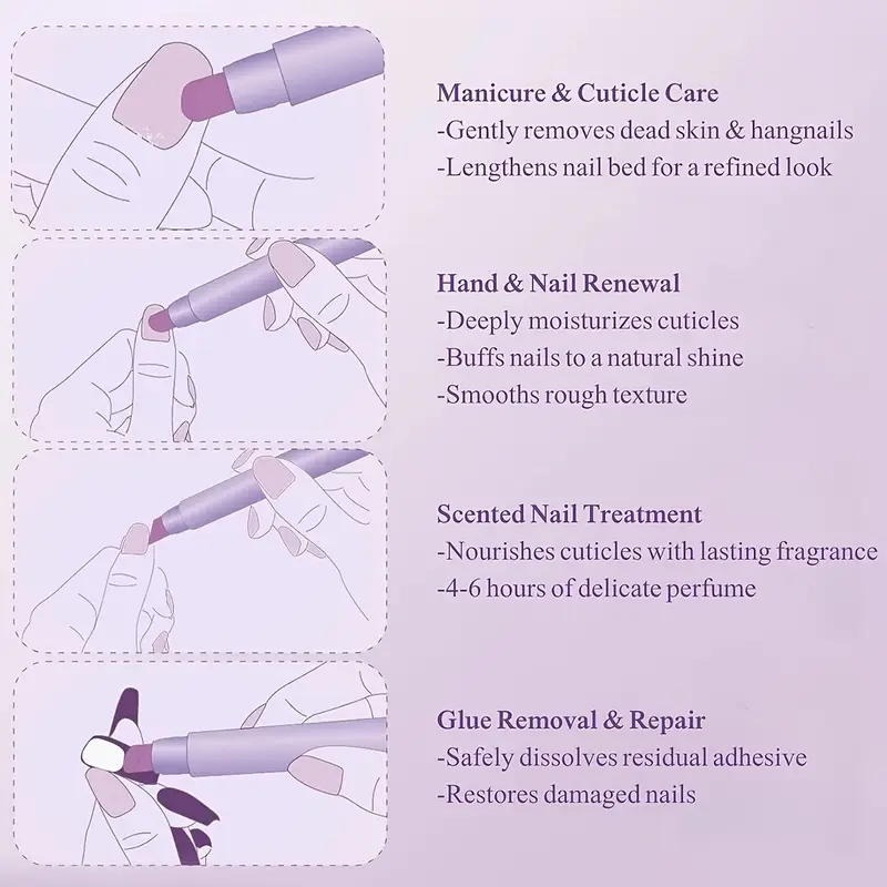3-in-1 Nail Care Pen with Ceramic Tip - Image 5