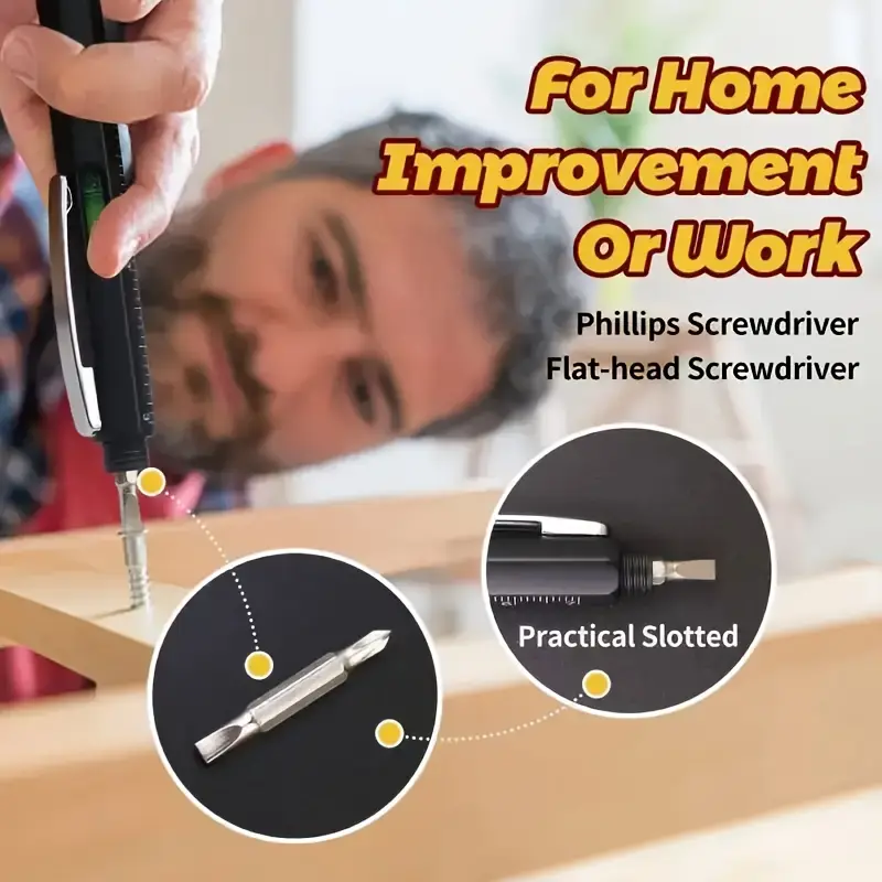 6-in-1 Multi Functional Creative Tool Pen - Image 3