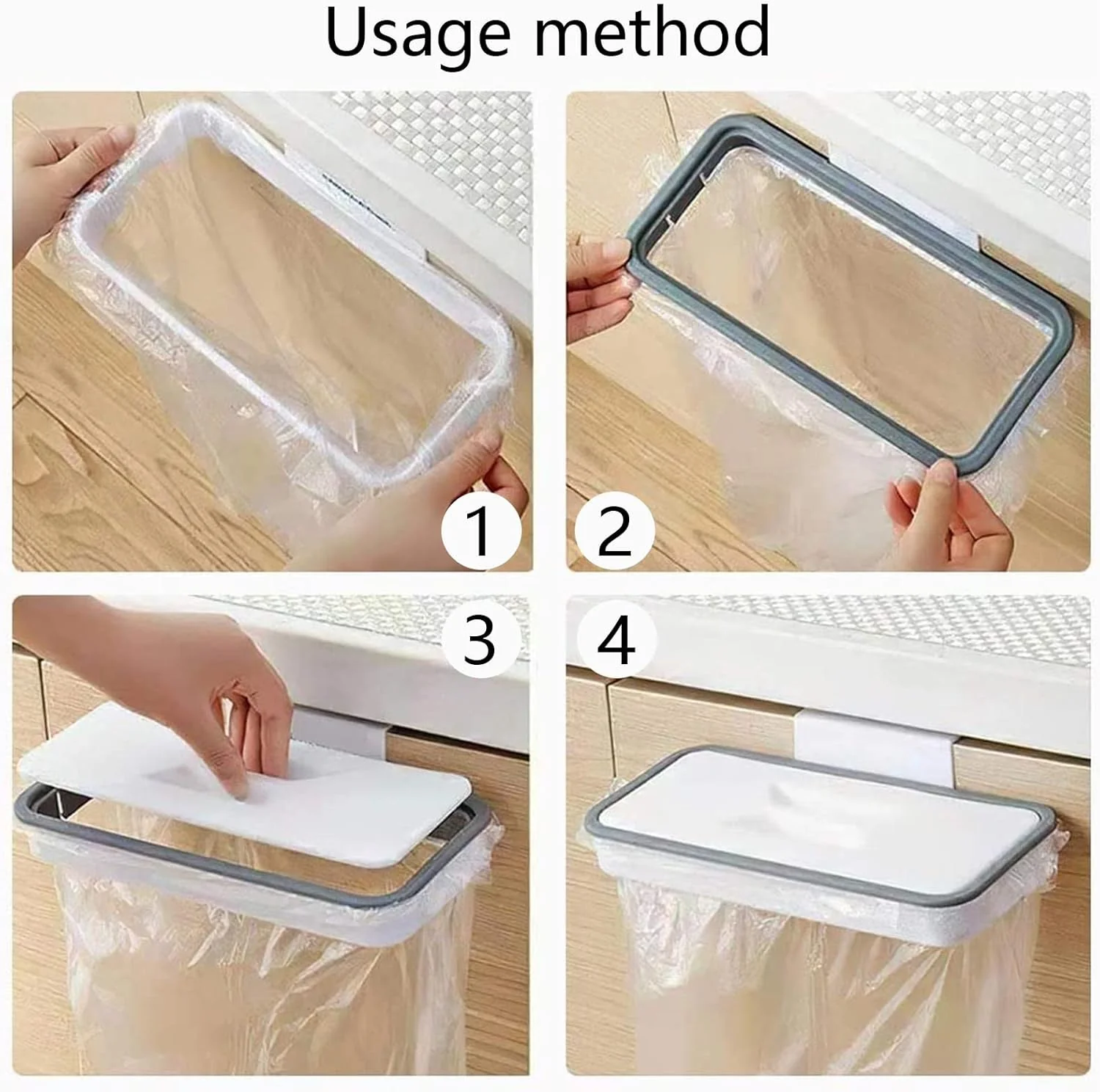 Portable Hanging Trash Bag Holder - Image 4