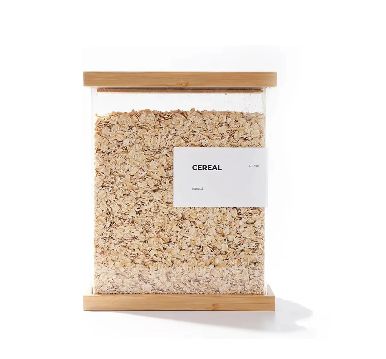 Bamboo Food Dispenser and Storage Container - Image 2