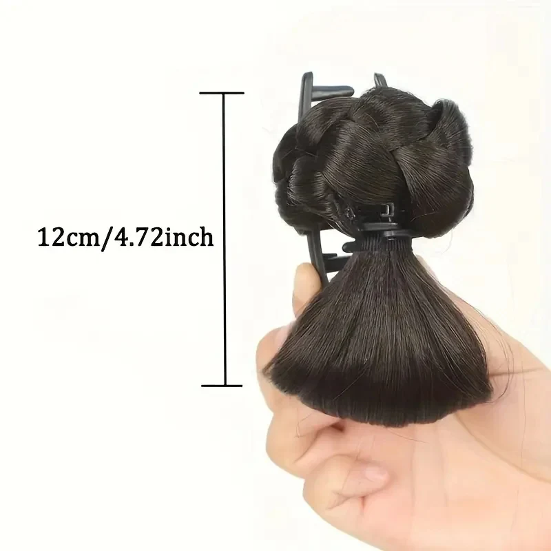 Chic Synthetic Bun Clip - Image 7