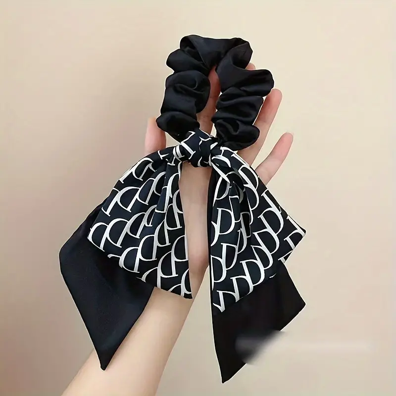 Bow Headband Hair Tie Women's Ponytail - Image 2
