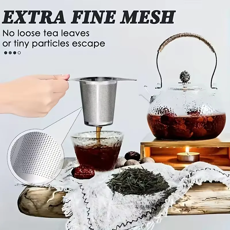 Brew Ease Stainless Tea Strainer - Image 4