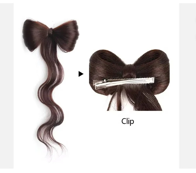 Butterfly Knot Ponytail Wig for Women - Image 3