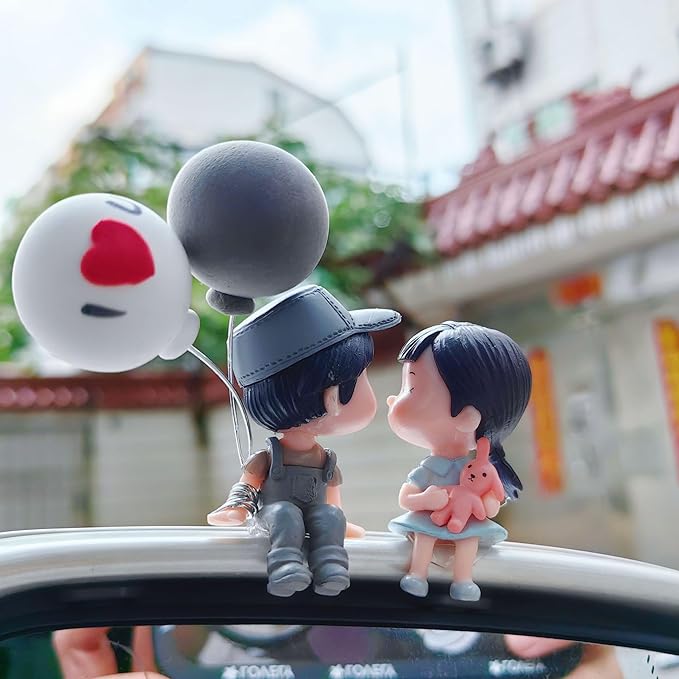 Car Decoration Cute Cartoon Couples - Image 2