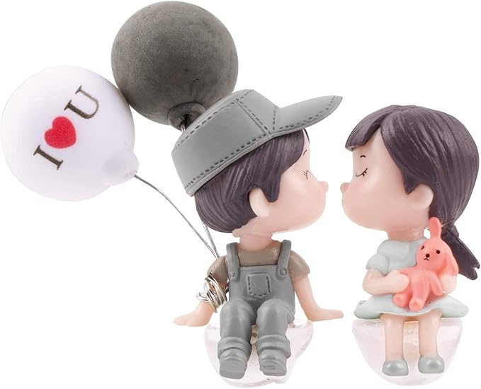 Car Decoration Cute Cartoon Couples - Image 4