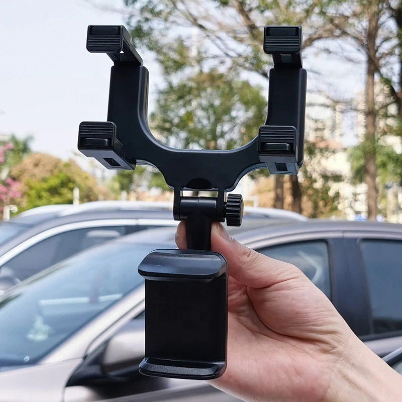 Car Rear View Mirror Phone Holder - Image 3