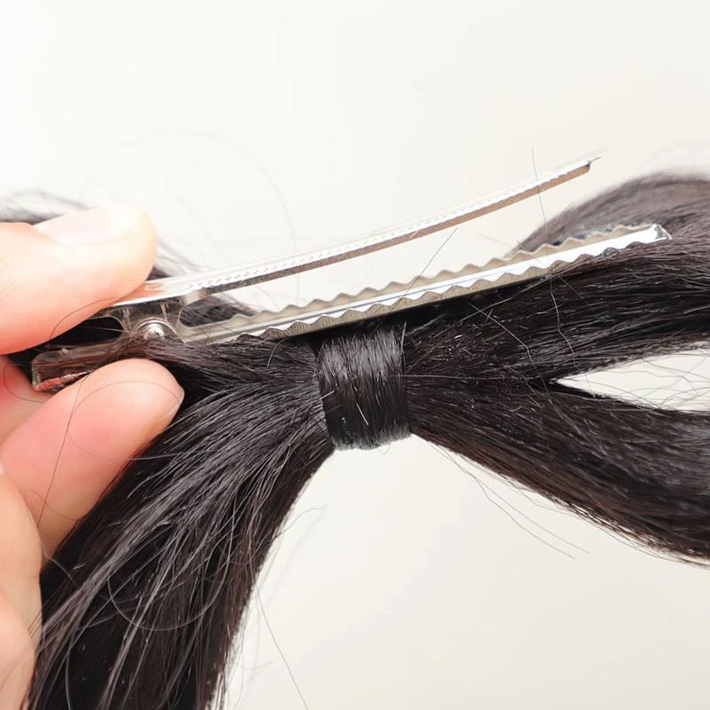 Chic Ribbon Hair Tie Clip – Elegant Hairpin Accessory - Image 3