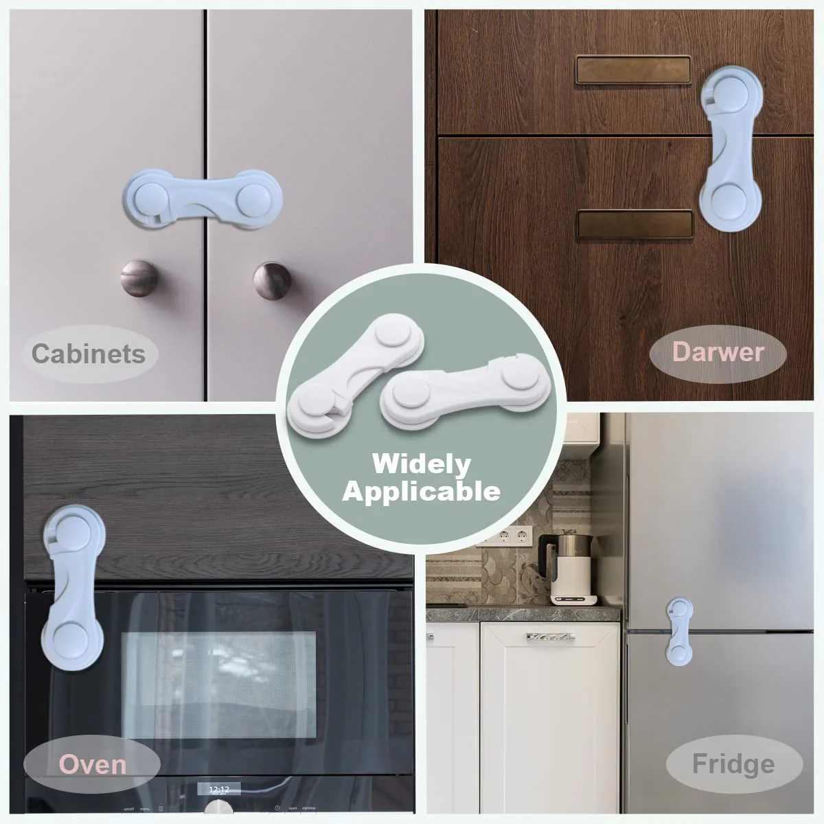 Child Safety Cabinet Strap Locks