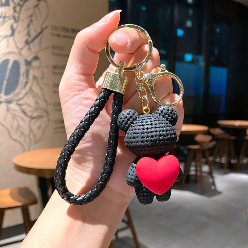 Crocheted Bear Keychain - Image 7