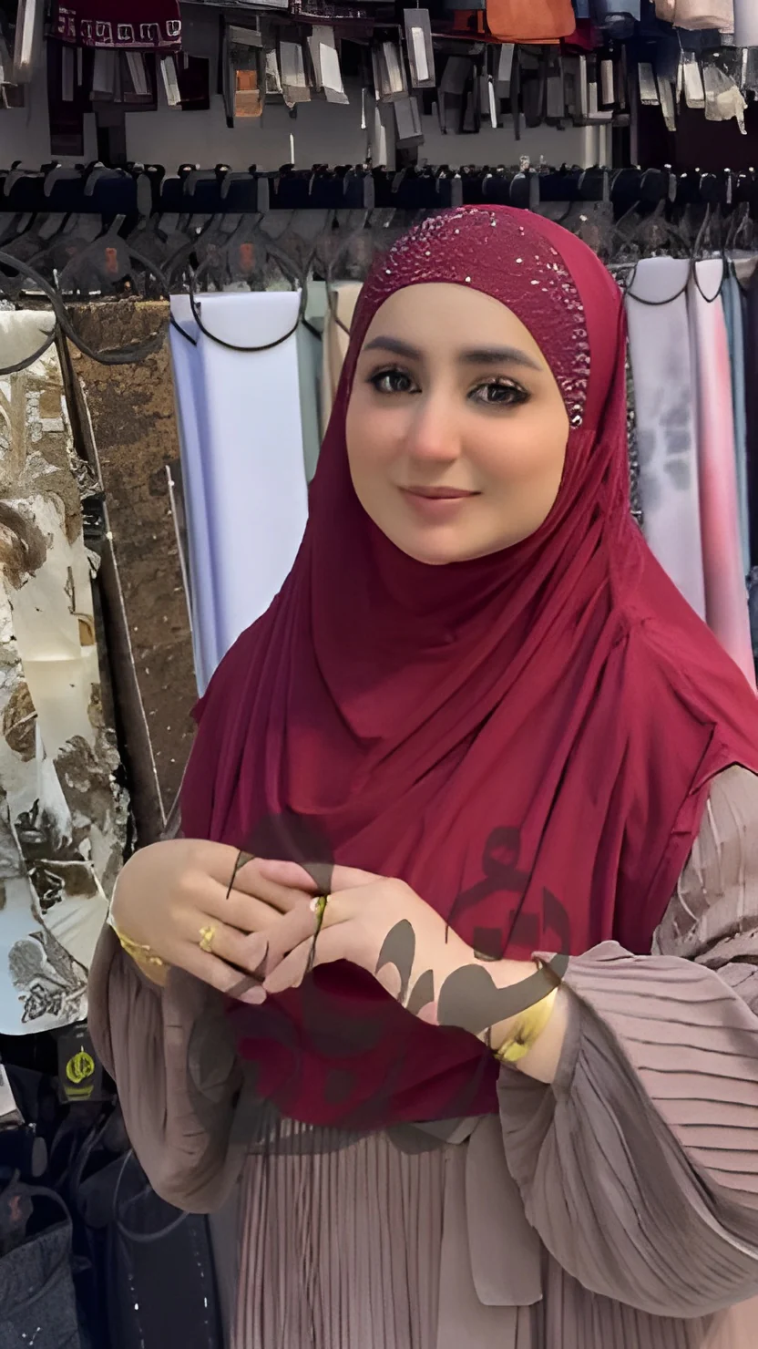 Crystal Shine Lycra Hijab - Image 5