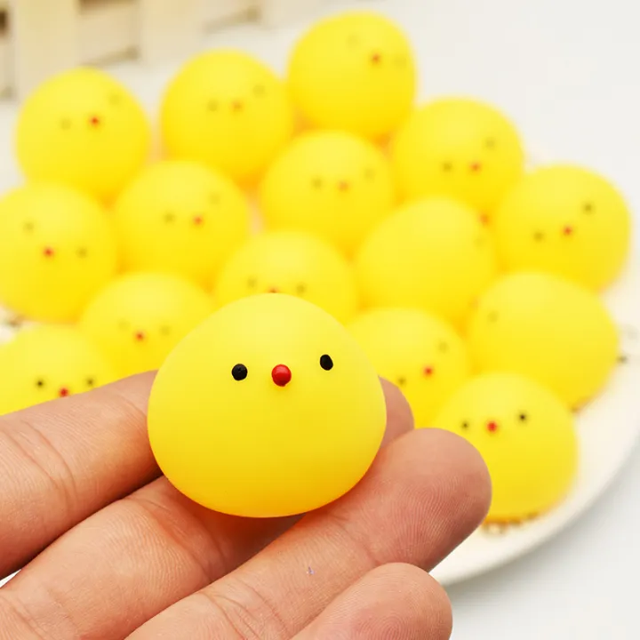Cute Mini Yellow Fat Chicken Pinching