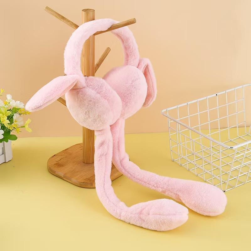 Cute Rabbit Ear Muffs - Image 2