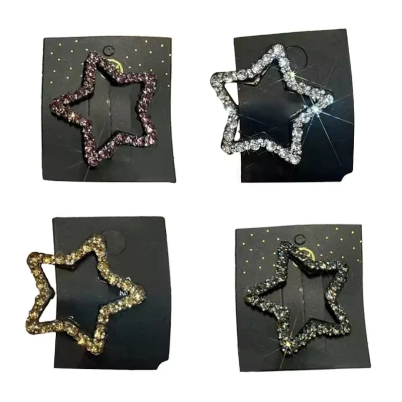 Cute Star Rhinestone Hair Clip - Image 5