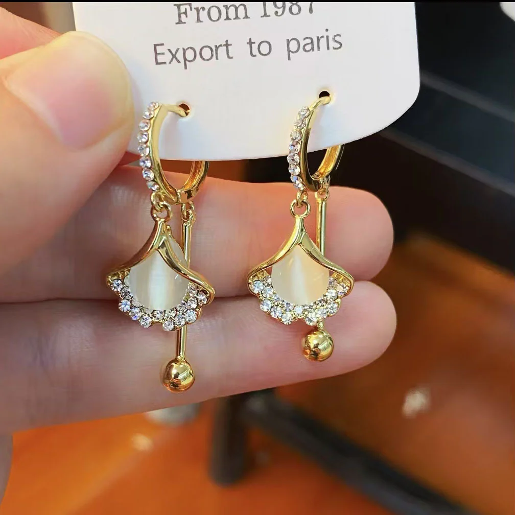 Dangle Earrings Rhinestone Decoration - Image 5