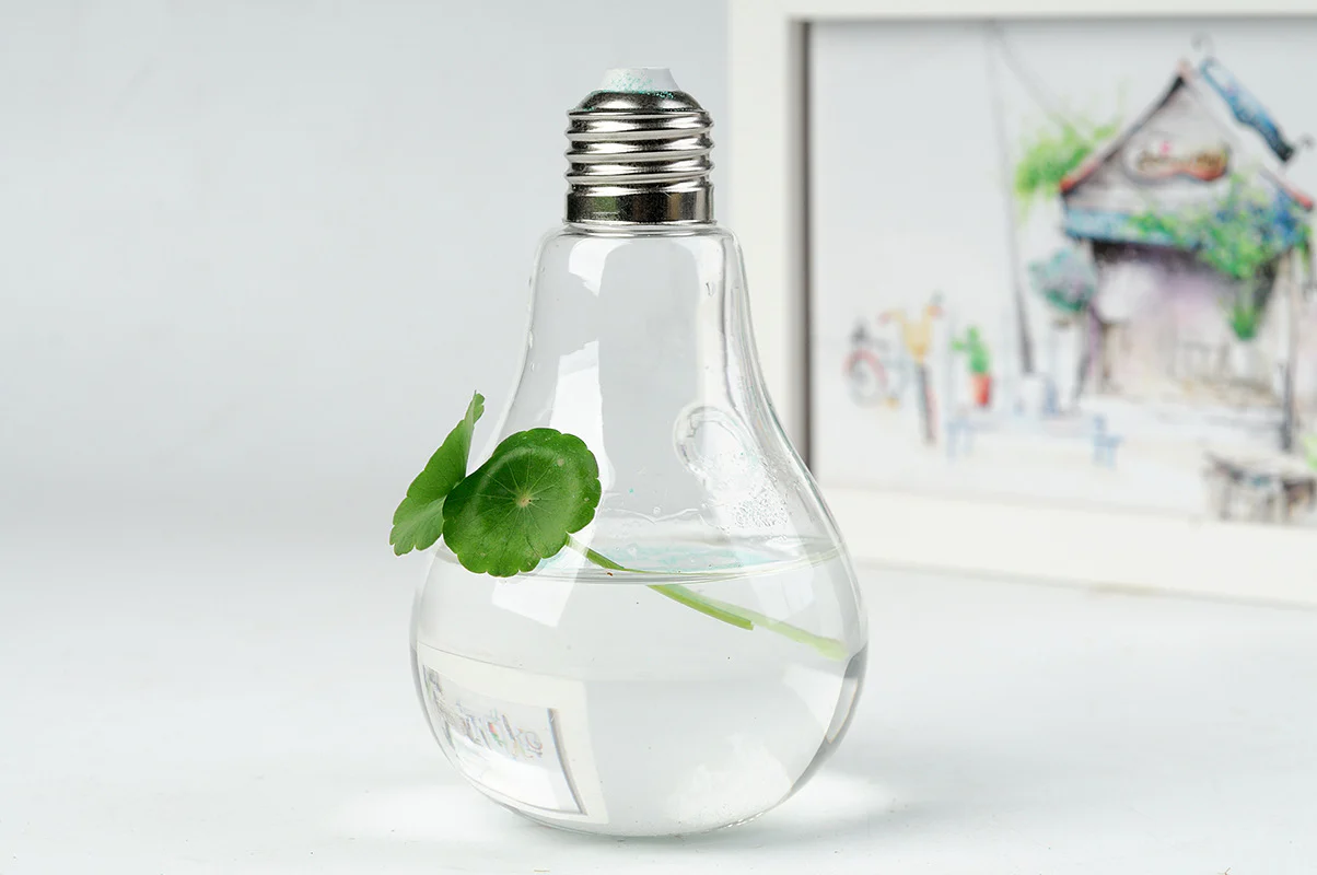 Decor Hanging Bulb Shape Glass Vase - Image 6