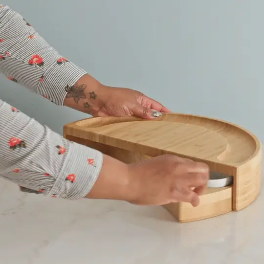 Deluxe Bamboo Cheese & Charcuterie Board Set - Image 3