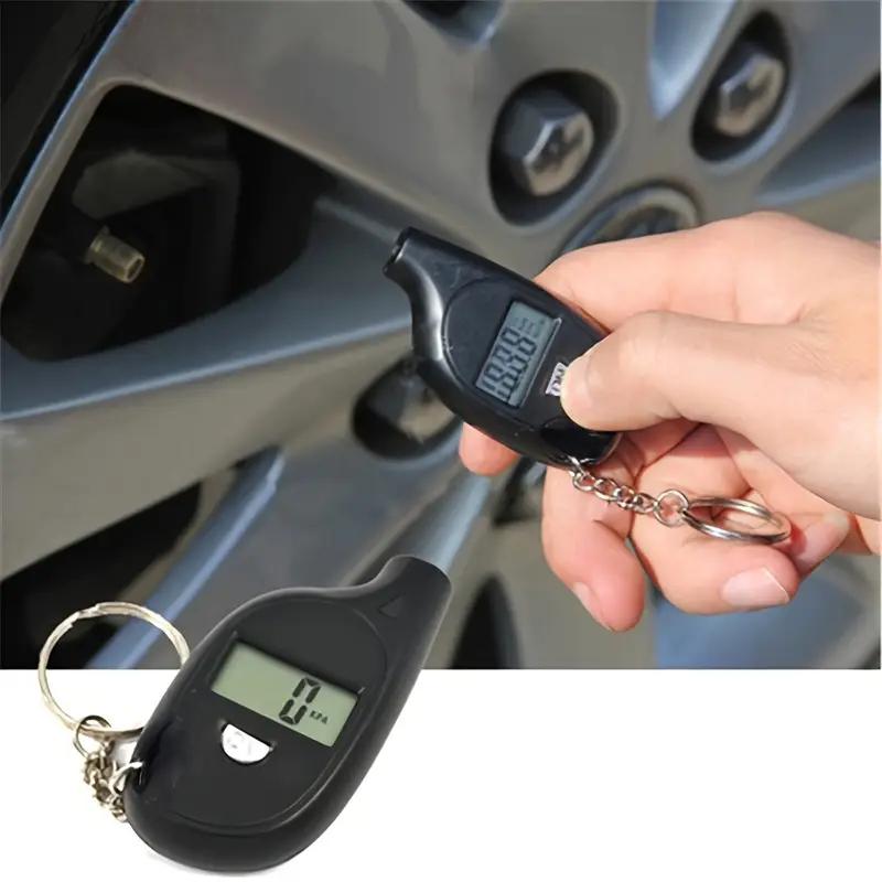 Digital LCD Mini Keychain Tire Pressure Gauge - Image 3