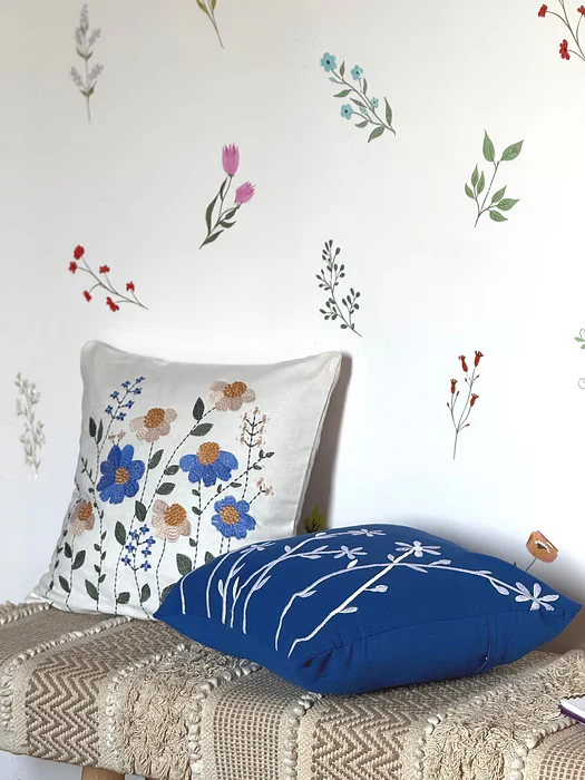 DIY Floral Bloom Wall Stickers - Image 6
