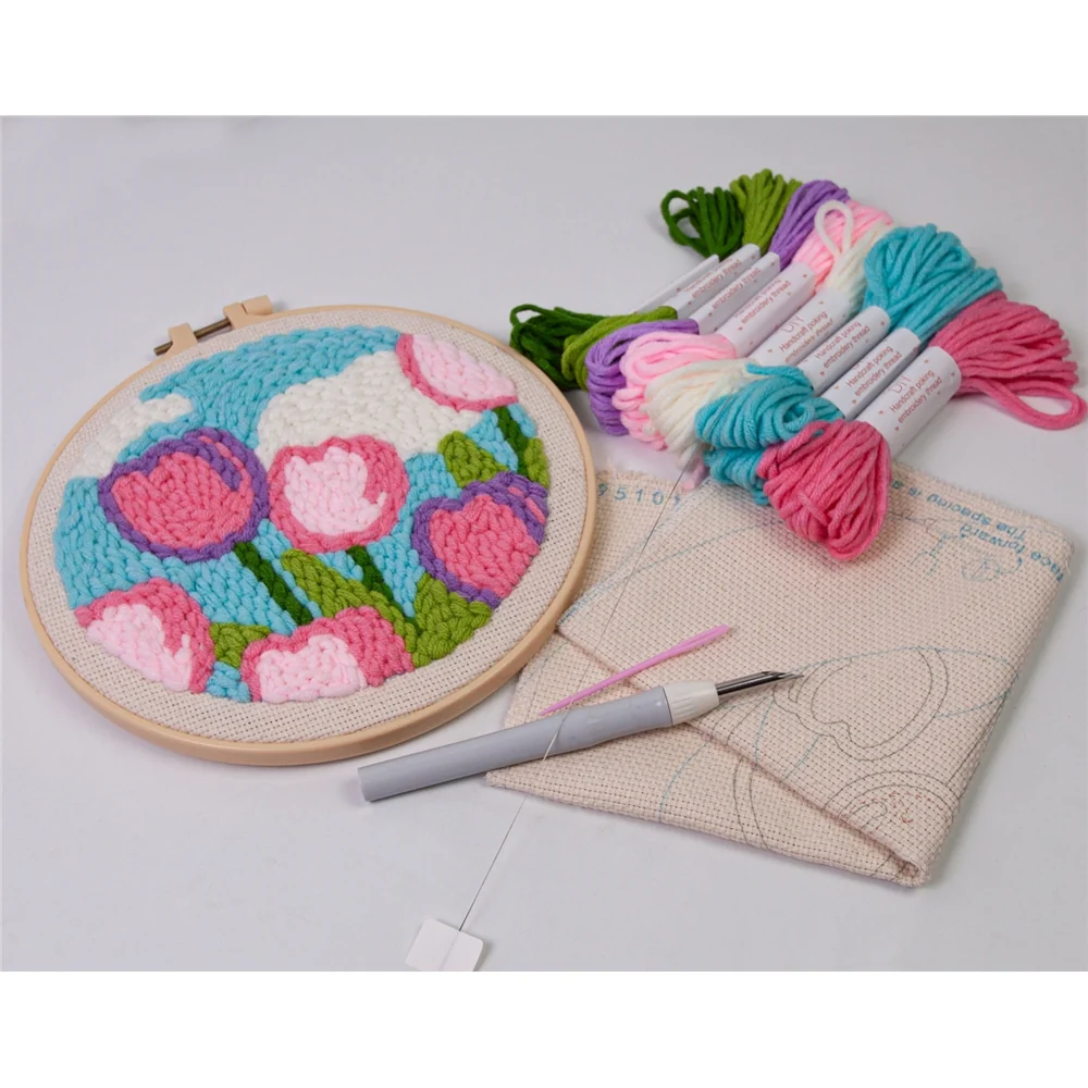 DIY Punch Needle Embroidery Kit - Image 3
