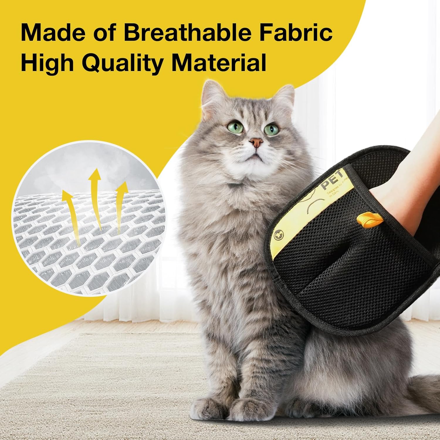 Double-Sided Pets Grooming Gloves - Image 2