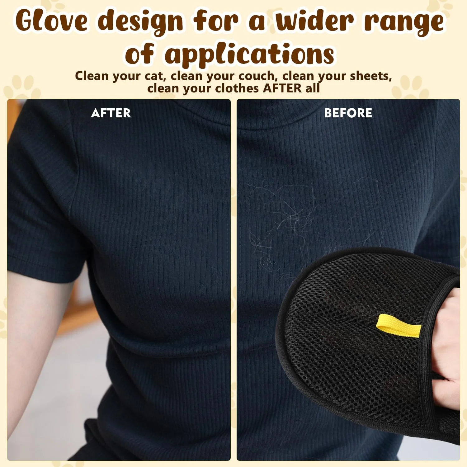 Double-Sided Pets Grooming Gloves - Image 3