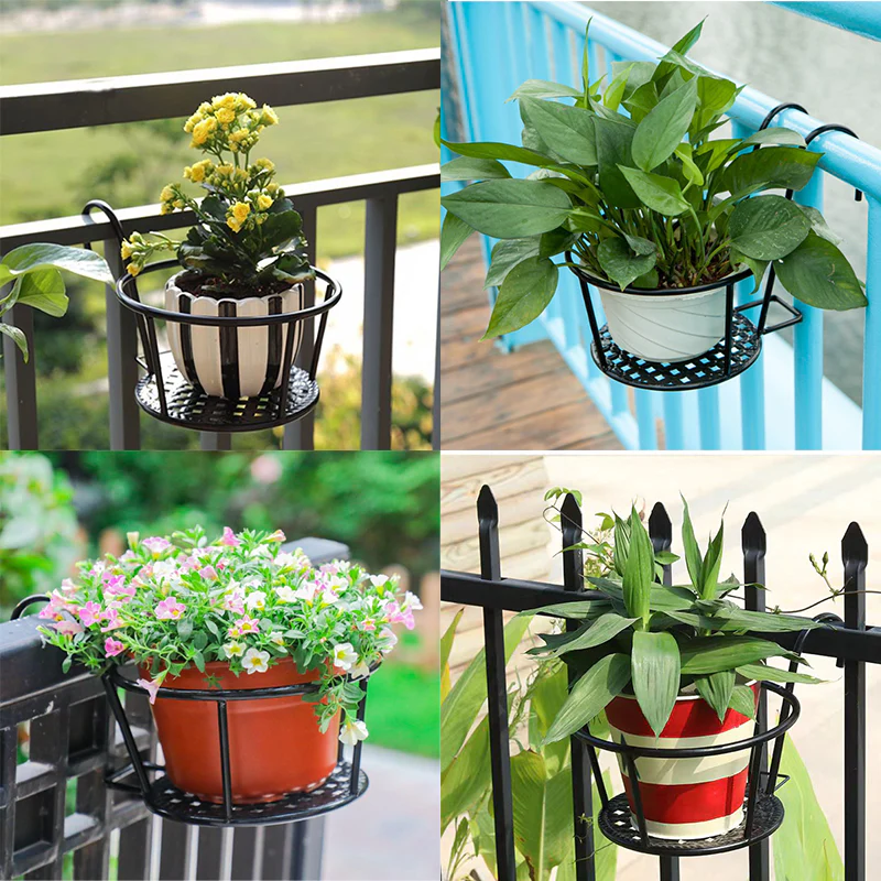 Elegant Hanging Flower Stand for Potted Plants - Image 4