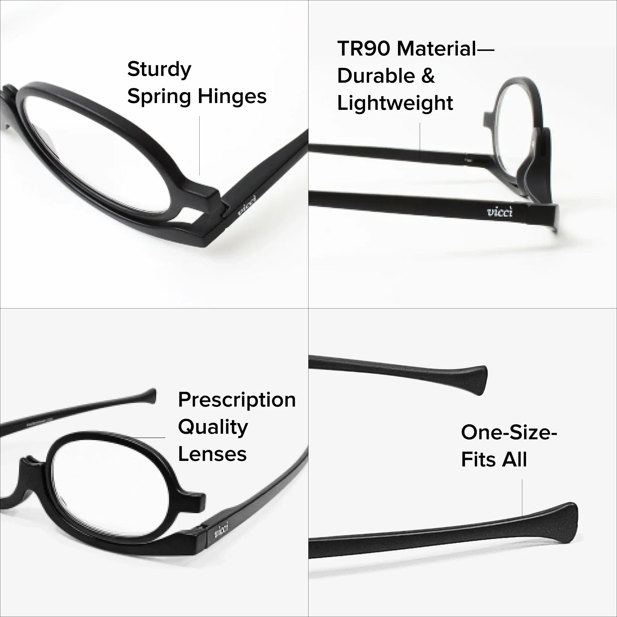 Flip-Down Makeup Glasses - Image 5