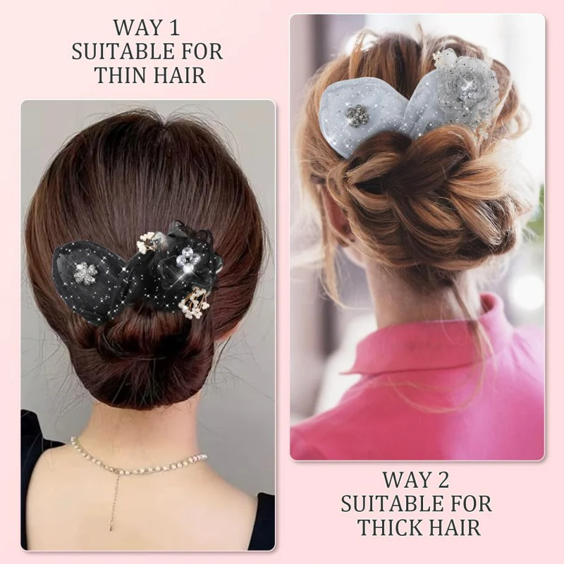 Flowers Deft Bun Hair Twister - Image 5