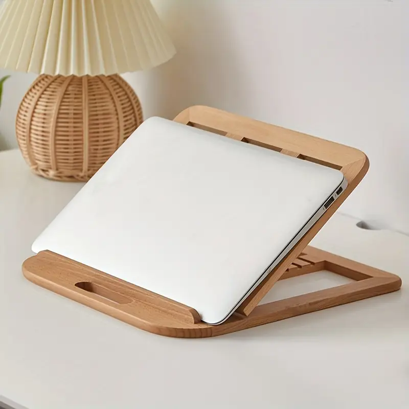 Foldable Wooden Notebook Stand