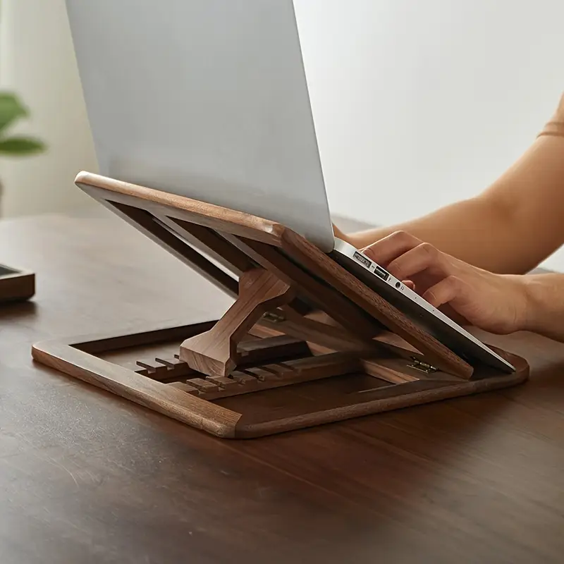 Foldable Wooden Notebook Stand - Image 5