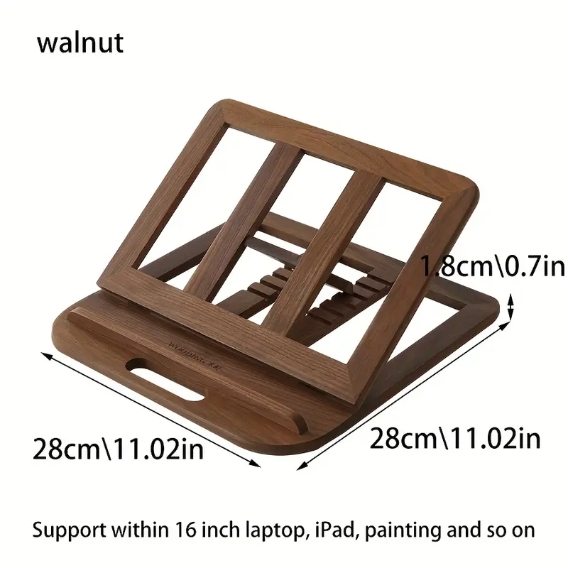 Foldable Wooden Notebook Stand - Image 6