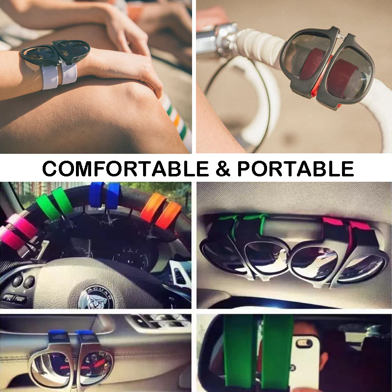 Folding Wristband Polarized Sun Glasses - Image 2