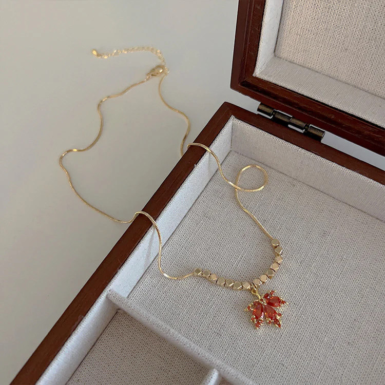 Gold Plated Titanium Steel Necklace - Image 3