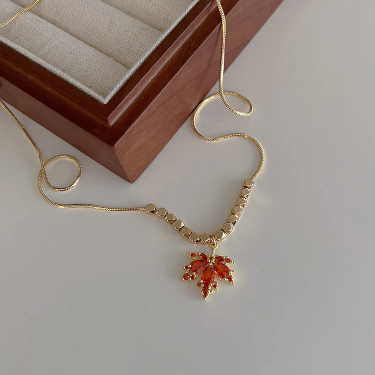 Gold Plated Titanium Steel Necklace - Image 4