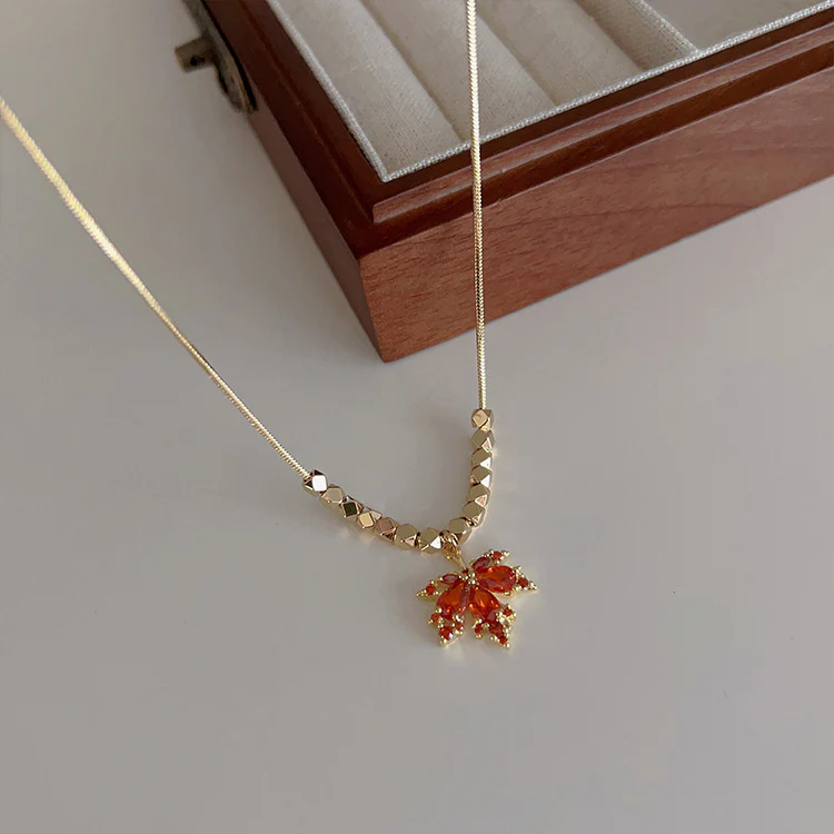 Gold Plated Titanium Steel Necklace - Image 5