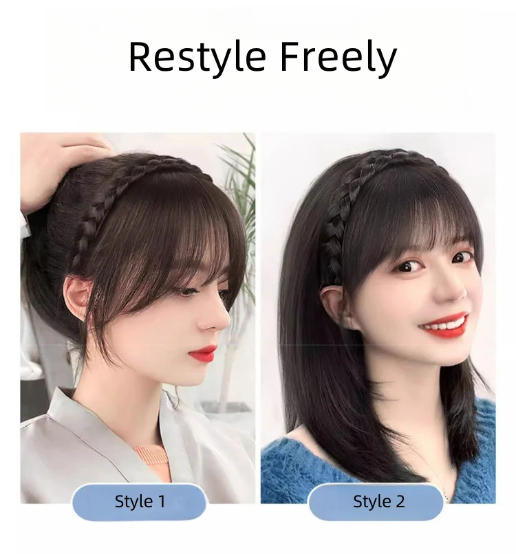 Hair Extensions Wispy Bangs Fringe - Image 2