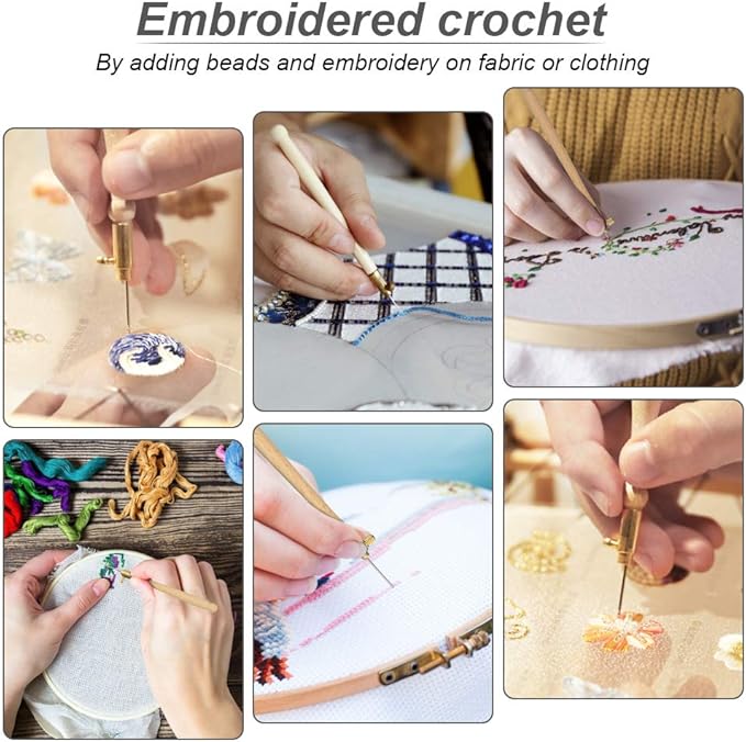 Hand Embroidery Hook For Beading & Stitching - Image 5
