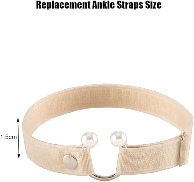 High Heel Shoe Straps with Pearl & Rhinestone Accents - Image 6