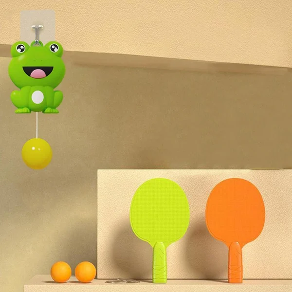 Indoor Hanging Table Tennis Trainer Portable Set of 3 - Image 6