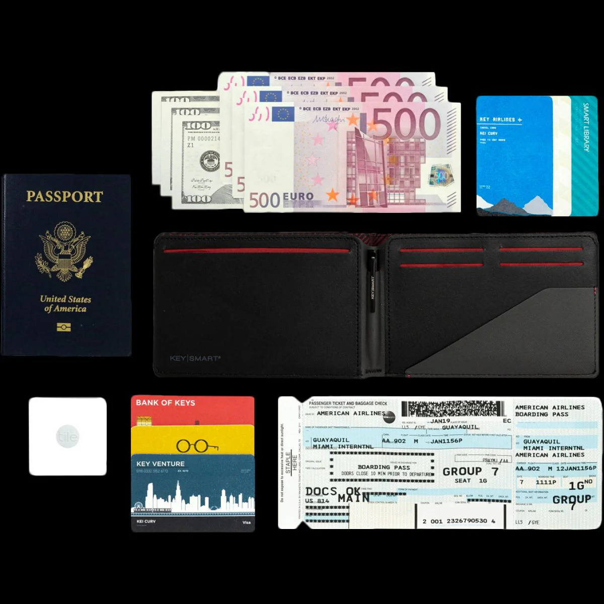 KeySmart Urban Passport Wallet - Image 4