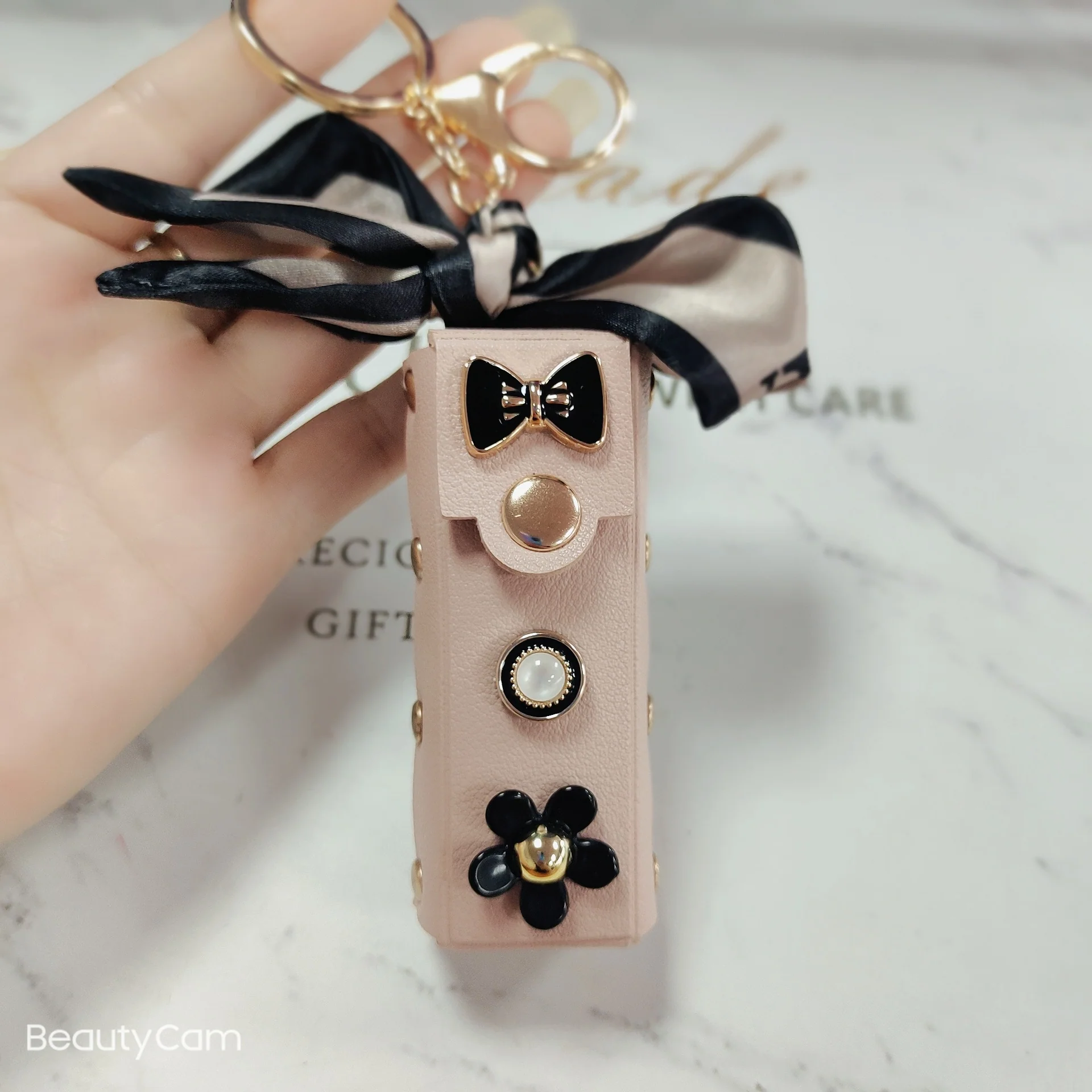 Korean Mini Lip Pouch Keychain - Image 4