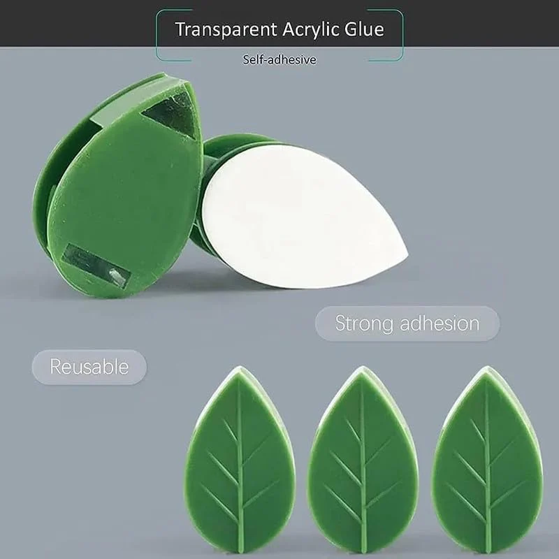 Leaf-Shaped Plant Climbing Wall Fixture Clips - Image 2