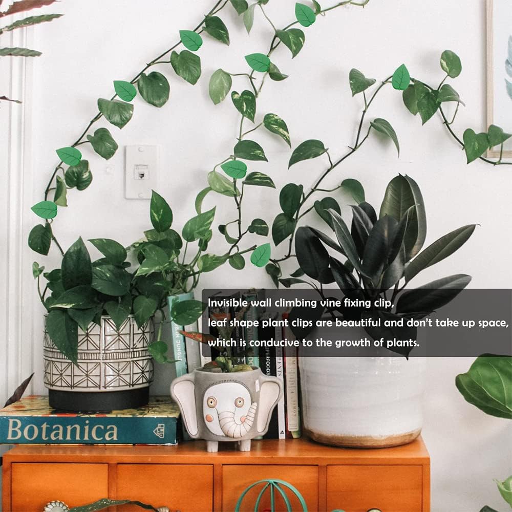 Leaf-Shaped Plant Climbing Wall Fixture Clips - Image 3