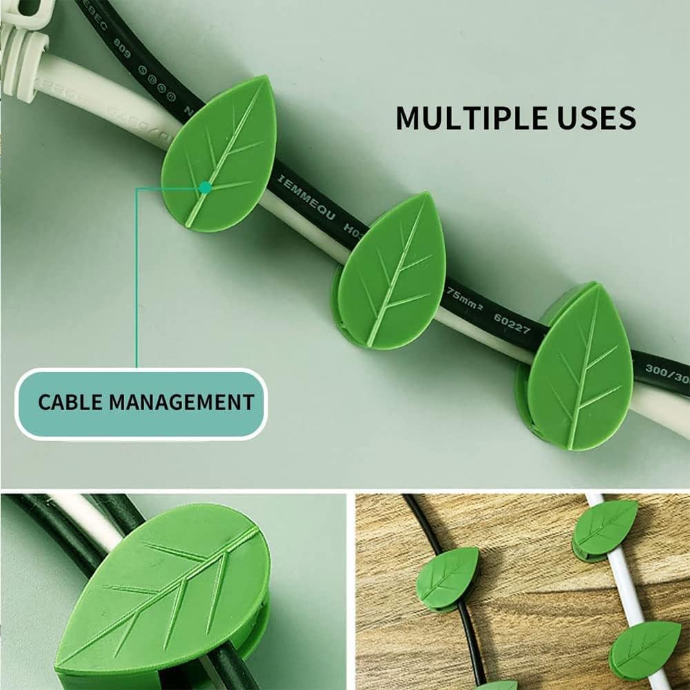 Leaf-Shaped Plant Climbing Wall Fixture Clips - Image 4