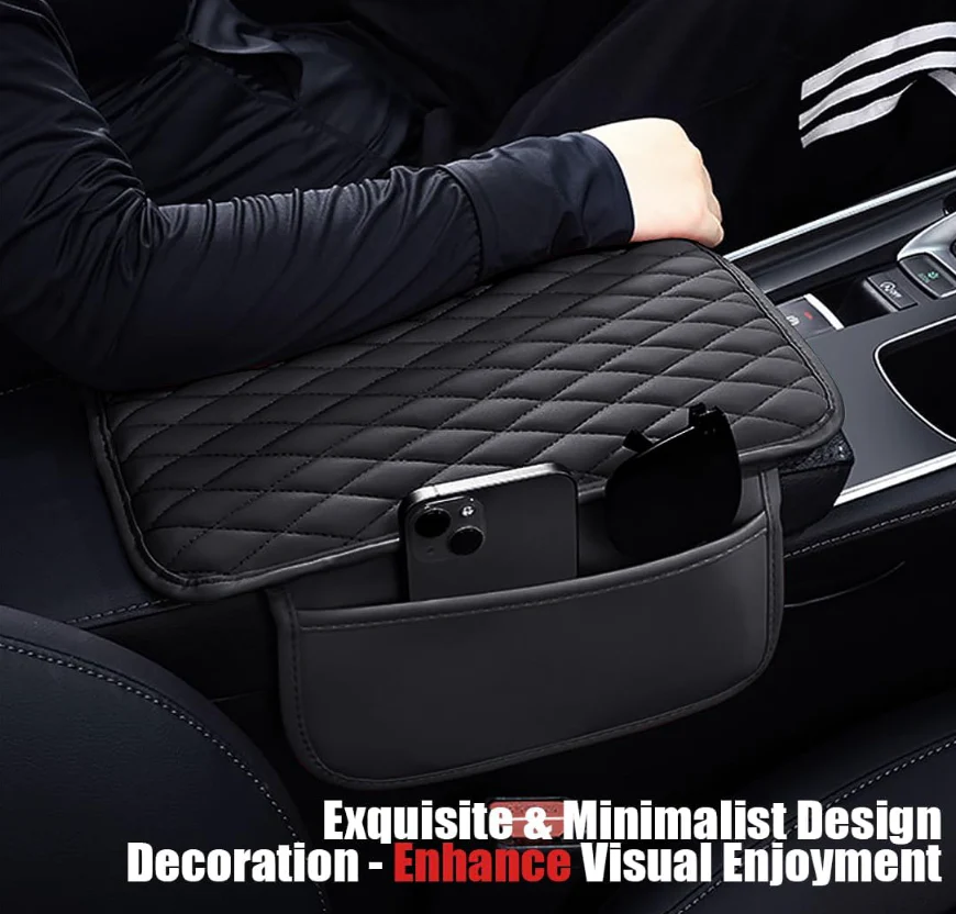 Leather Car Armrest Cover - Image 2