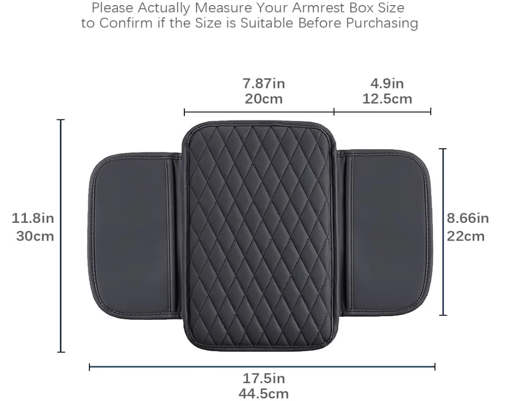 Leather Car Armrest Cover - Image 5