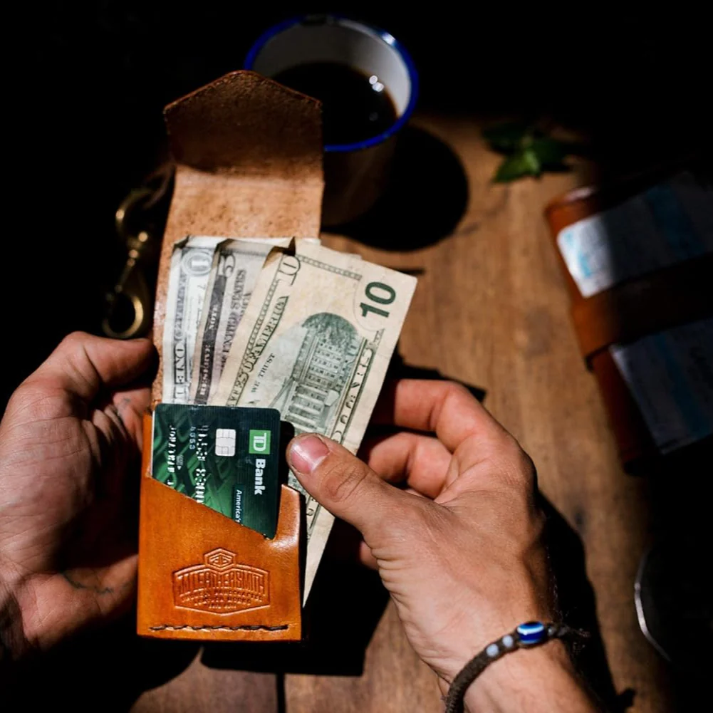 Slim Leather Wallet - Image 2